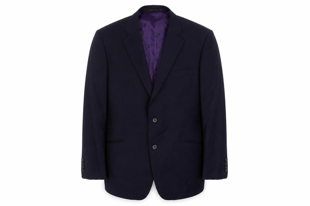 Mens 44 Chest Regular Paul Costelloe Blue Two-Button Blazer