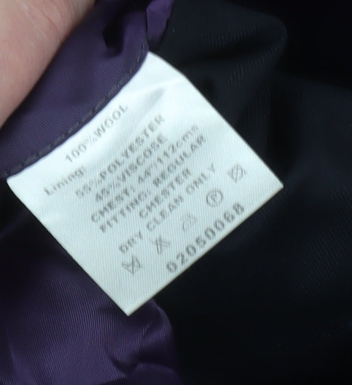 Paul Costelloe Men's Blue Blazer 44 Regular Fit Jacket