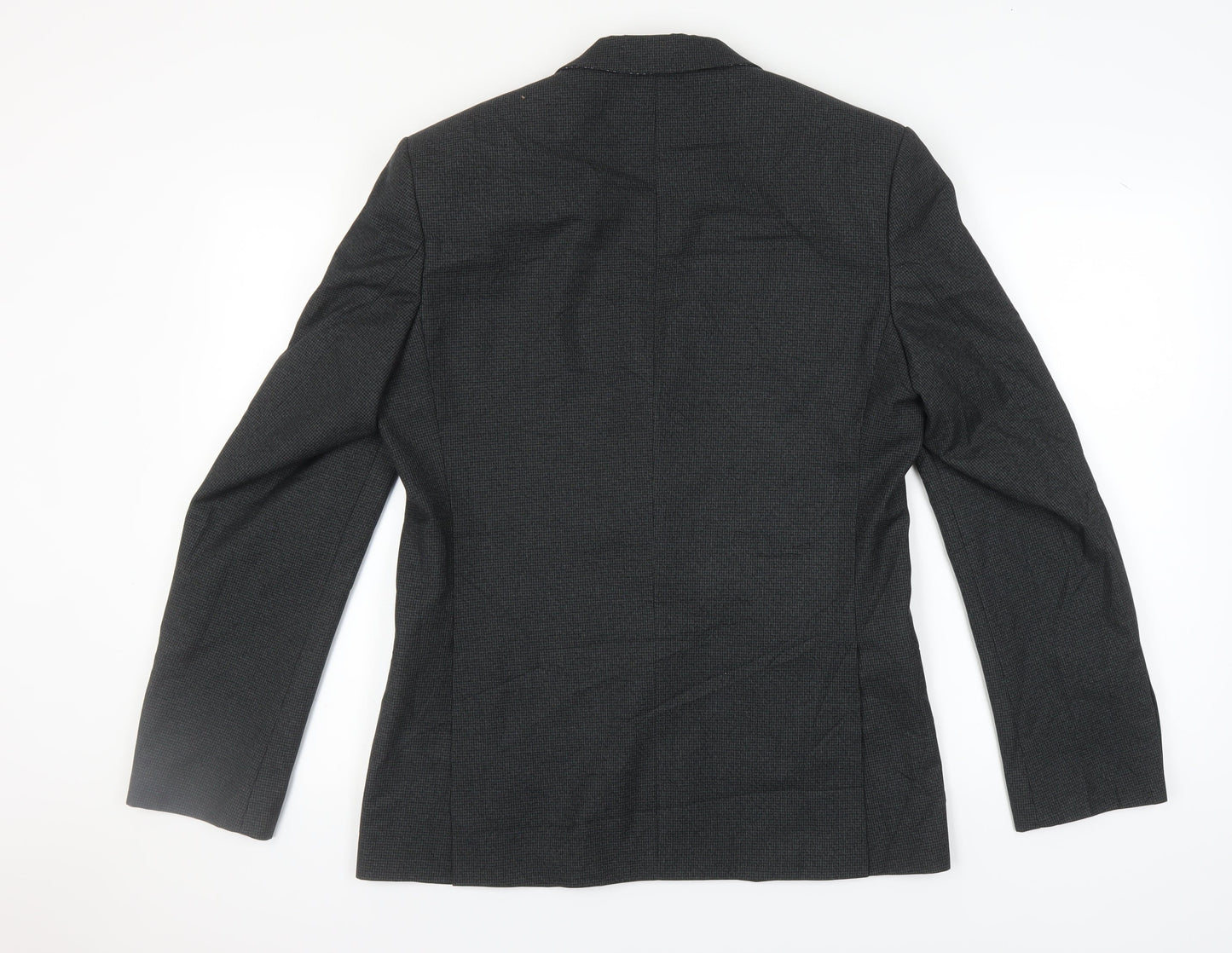 Limehaus Men's Black Blazer, Size 40, Long Jacket