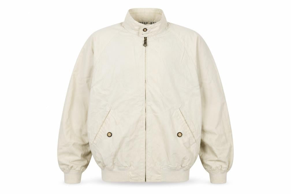 Hawkshead Men's Beige Bomber Jacket Size S