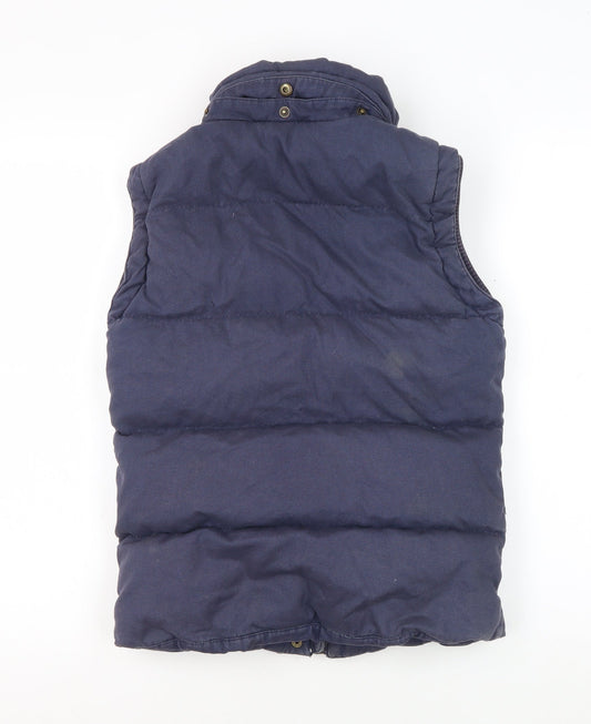 Jack Wills Women's Blue Waistcoat, Size 10, Casual Padded Style