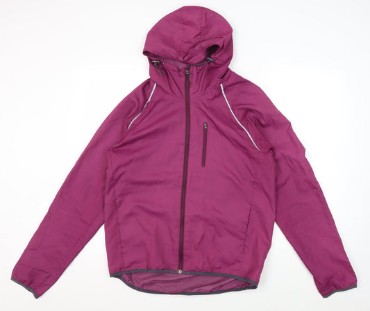 Farah Unisex Pink Windbreaker Nylon Jacket M