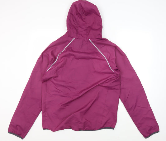 Farah Unisex Pink Windbreaker Nylon Jacket M