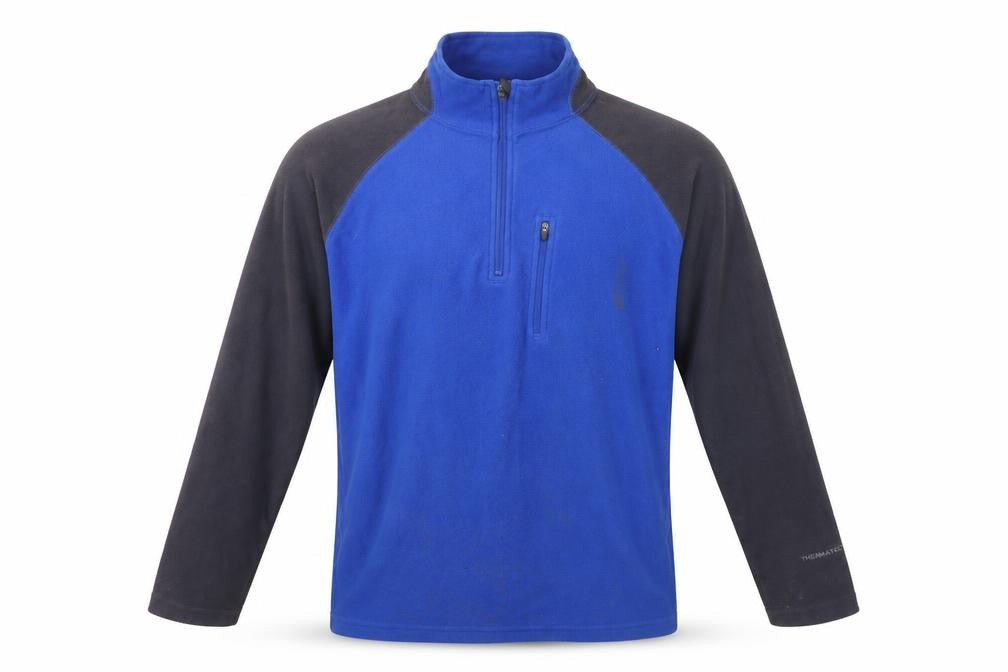 Mens UK L Regular Peter Storm Blue Henley Sweatshirt