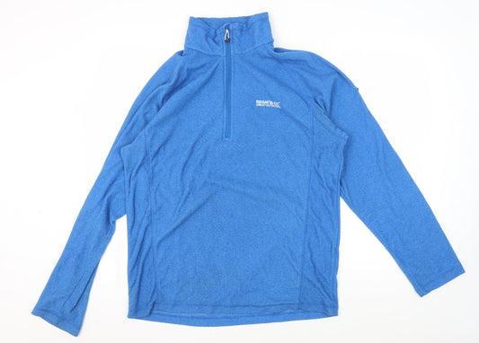 Regatta Men's Blue 1/2 Zip Sweatshirt L Outdoor Hiking