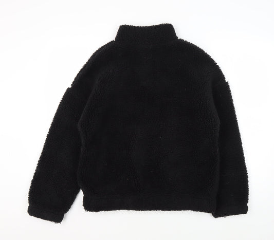 New Look Women's Black Fleece Sweatshirt, Size S