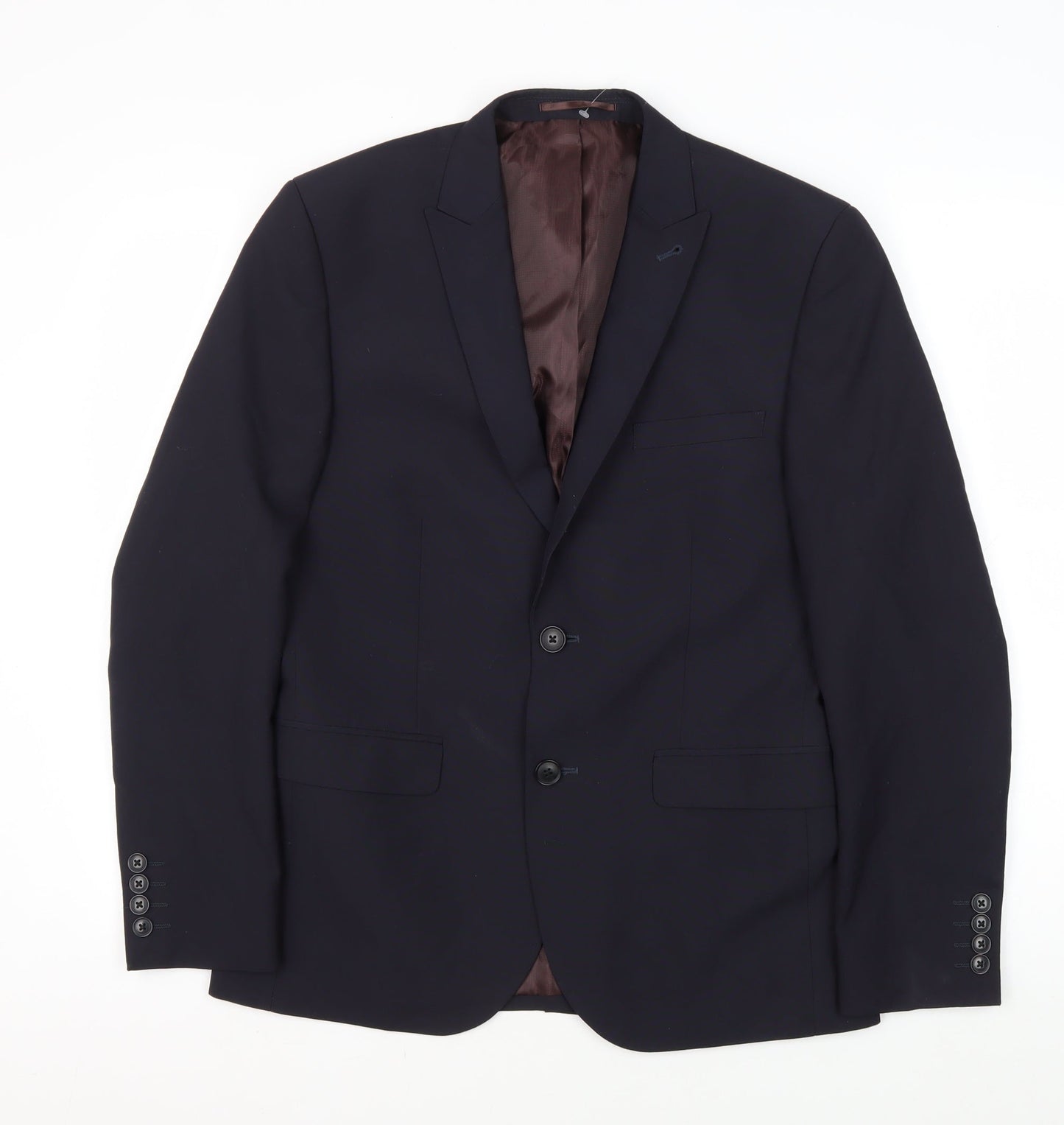 Next Men's Blue Slim Fit Blazer, 38S Formal
