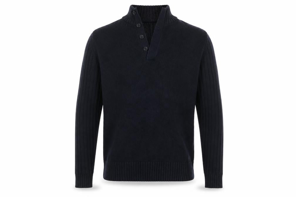 Marks and Spencer Men's Blue Cardigan, Medium, Cotton