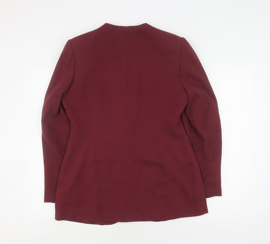 Debenhams Women's Purple Long Sleeve Five-Button Jacket