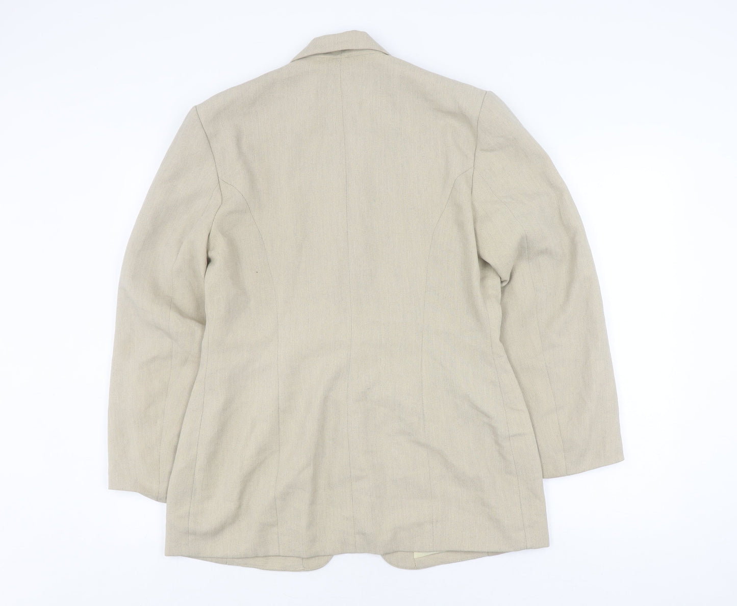 Dorothy Perkins Women's Beige Blazer Size 14