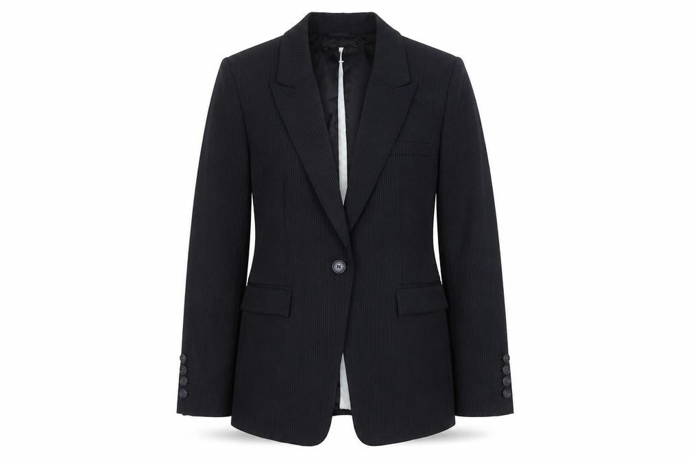 Next Women's Black Pinstripe Blazer Suit Size 12