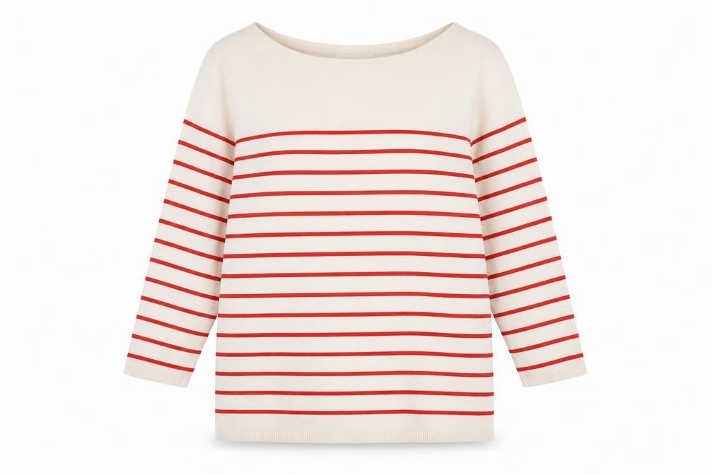 H&M Women's Multicoloured Striped Pullover Jumper Size 12