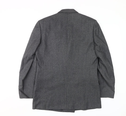 Westbourne & Ellis Men's Grey Striped Blazer 40R