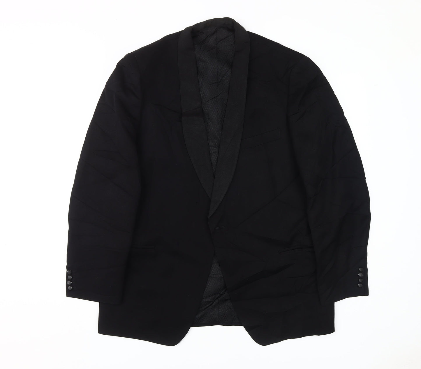 Willerby Men's Black Tuxedo Blazer, Size 40, Shawl Lapel, Elegant