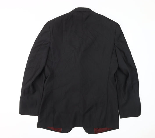 Marc Darcy Men's Black Suit Jacket 38R Regular
