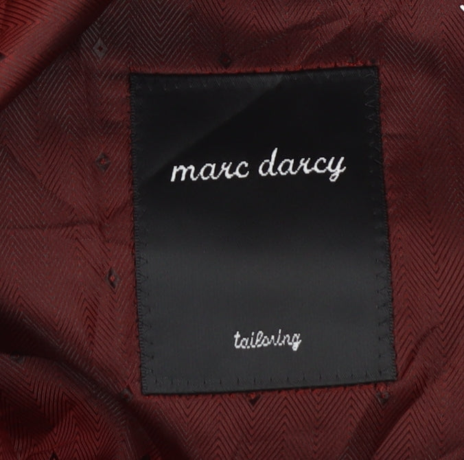 Marc Darcy Men's Black Suit Jacket 38R Regular