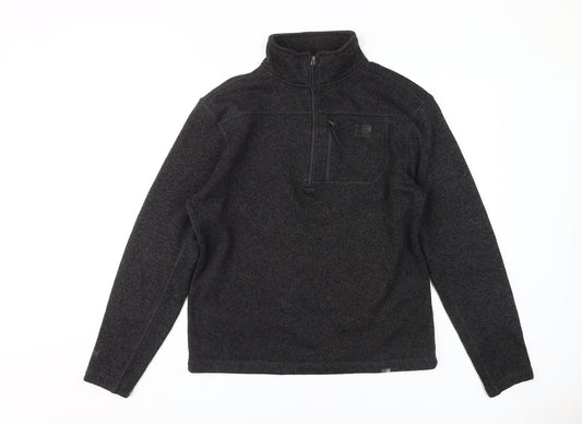 Karrimor Men's Black 1/4 Zip Sweatshirt L