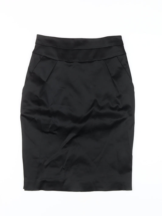 Oasis Women's Black Pencil Skirt Size 8