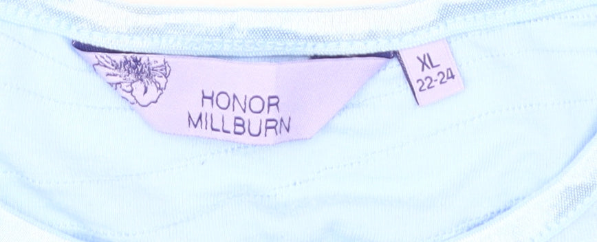 Honor Millburn Women's Blue T-Shirt XL 22-24 Casual
