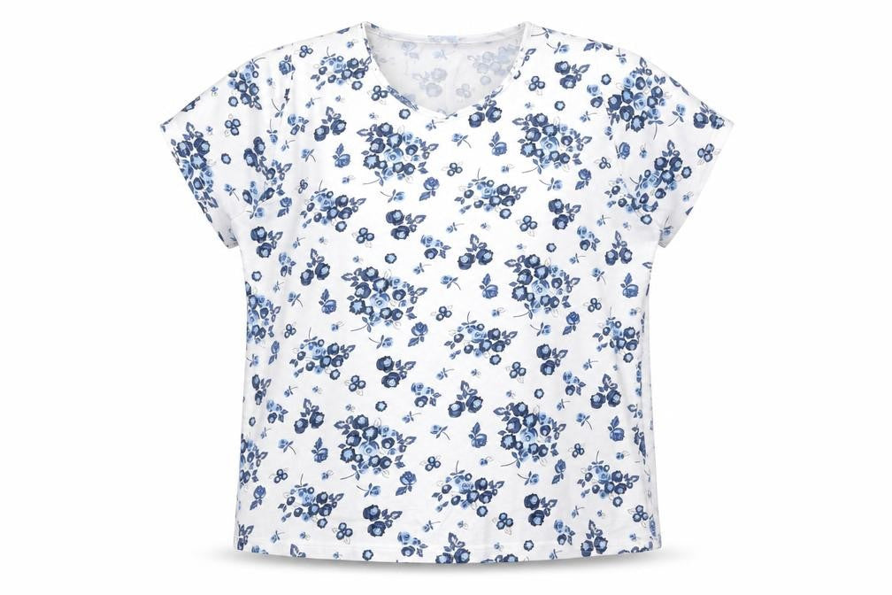 Womens UK Size XL EWM White 100% Cotton T-Shirt