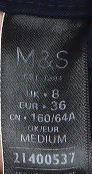 Marks and Spencer Women's Black Trousers Size 8