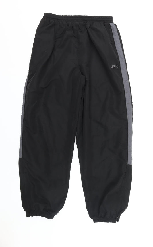 Slazenger Men's XL Black Windbreaker Trousers