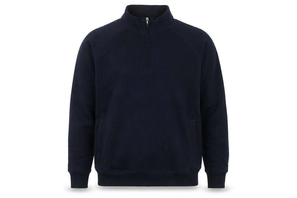 Marks and Spencer Men's Black XL 1/2 Zip Sweatshirt