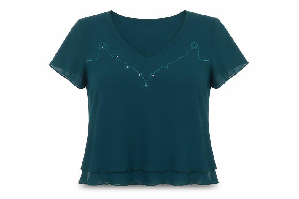 ID Collection Women’s Green Blouse Size 16