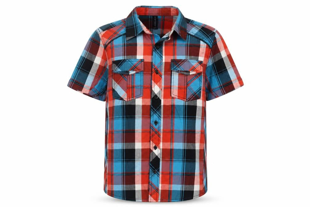 Gee Jay Men's XS Multicoloured Plaid Shirt
