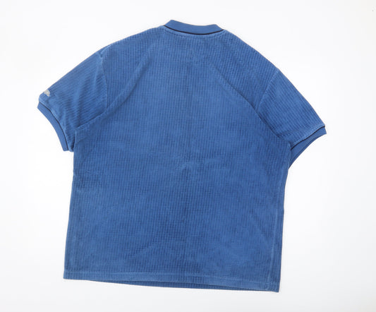Lee Cooper Men's Blue Crew Neck T-Shirt Large
