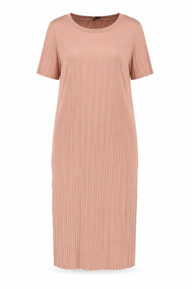 River Island Women's Pink Shift Midi Dress Size 16