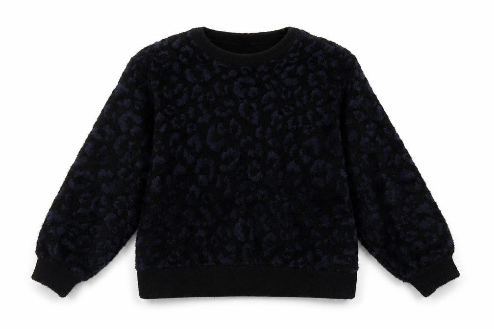 Marks and Spencer Women's Black Animal Print Jumper M