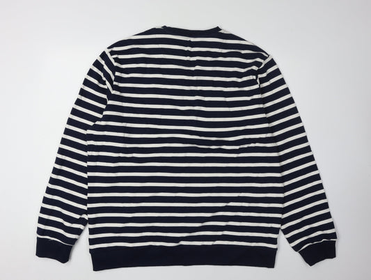 Lyle & Scott Men's Striped Pullover Sweatshirt Size L