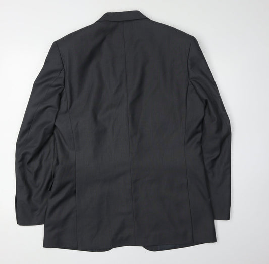 Burton Men's Grey 40R Blazer - Business/Formal Jacket