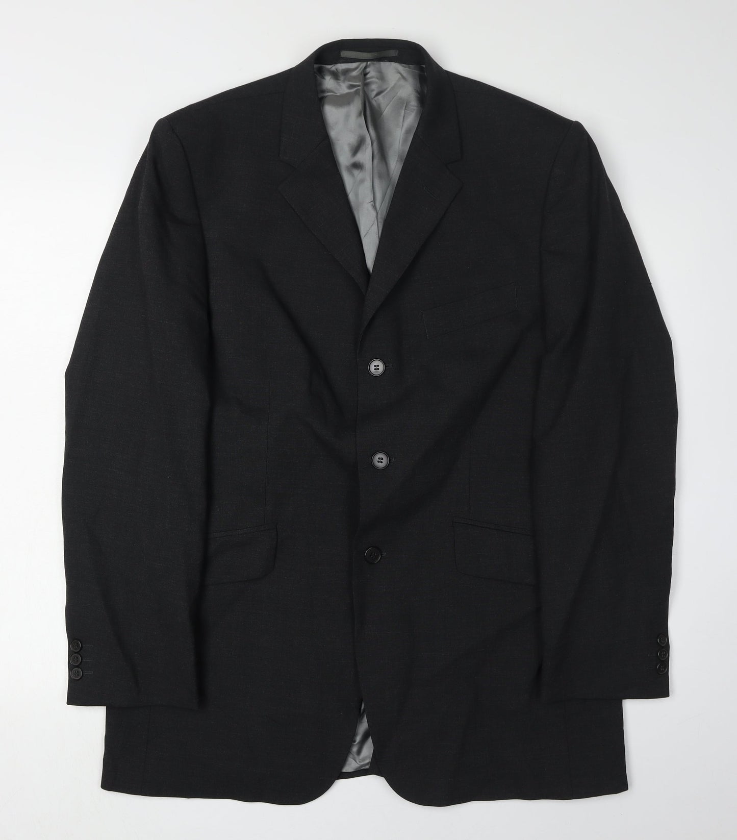 Karl Jackson Men's Black Blazer, 40, Regular Fit, Formal