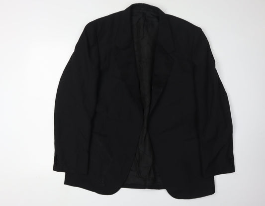 Luis Fabre Men's Black Suit Jacket, Size 44R