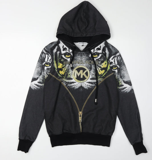 Michael Kors Women's Black Full Zip Hoodie Size M