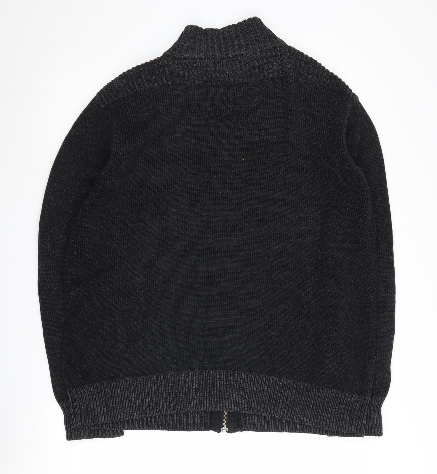 Maine New England Men's Black Knit Zip Jacket XL