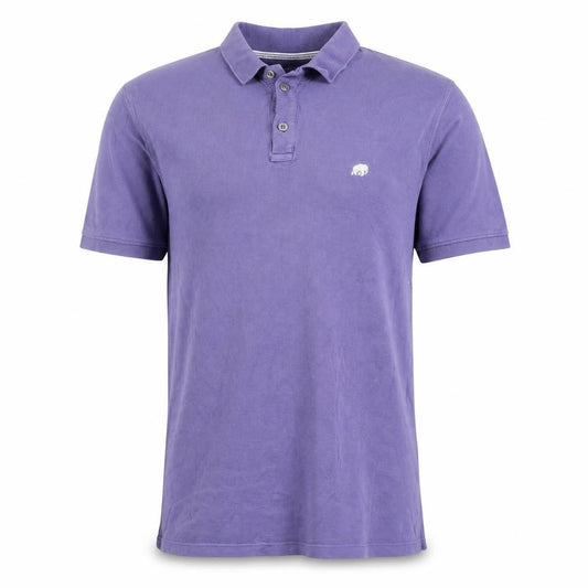 Banana Republic Men's Purple Cotton Polo Shirt L