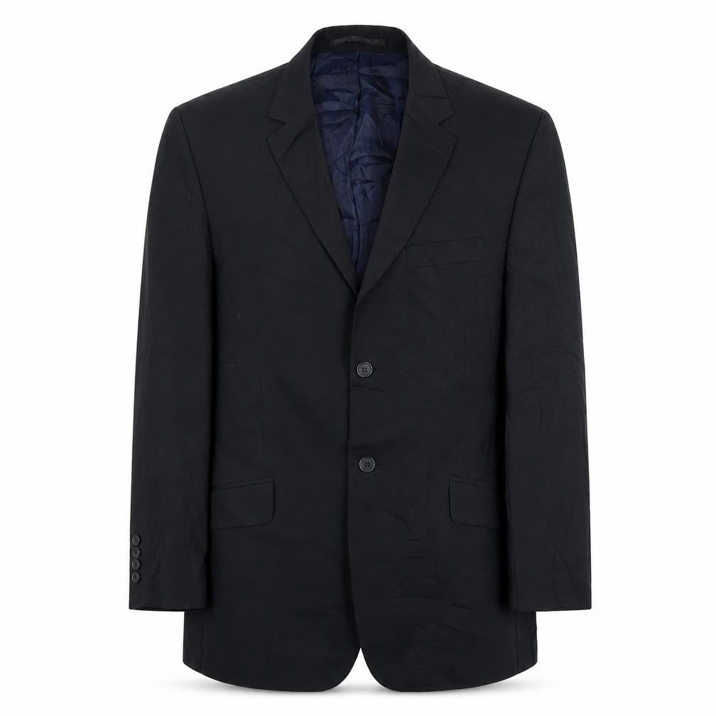 Mens 40 Chest Regular Daniel Hechter Blue Two-Button Suit Jacket