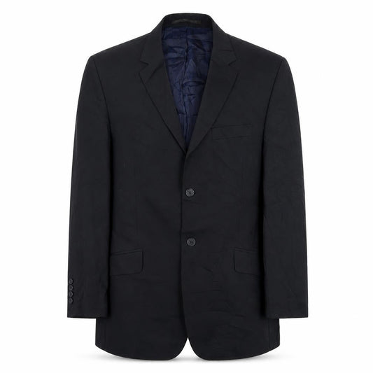 Mens 40 Chest Regular Daniel Hechter Blue Two-Button Suit Jacket