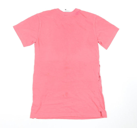 Nike Girls Pink T-Shirt Dress - Lightweight & Casual