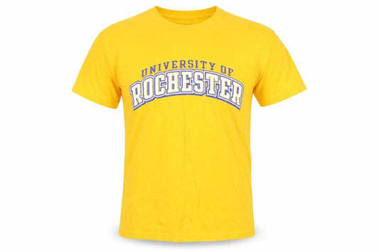 Mens UK Size S Champion Yellow  Cotton T-Shirt