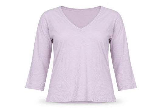 Womens UK Size 10 FatFace Purple Cotton T-Shirt
