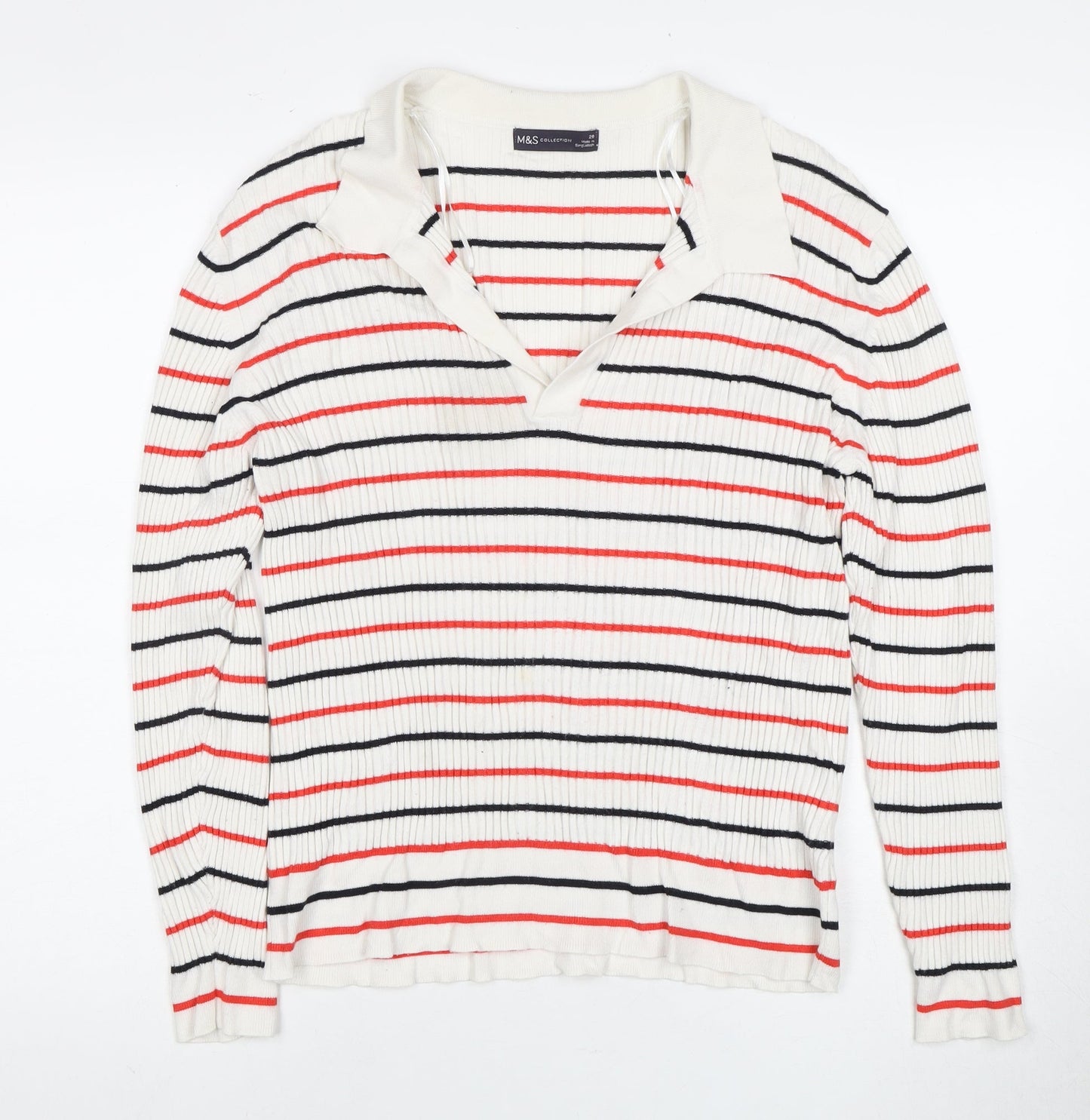 Marks and Spencer Women Multicoloured Pullover L