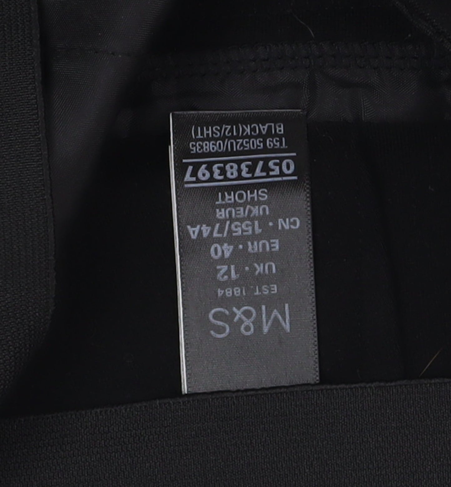 Marks and Spencer Women's Black Skinny Trousers Size 12