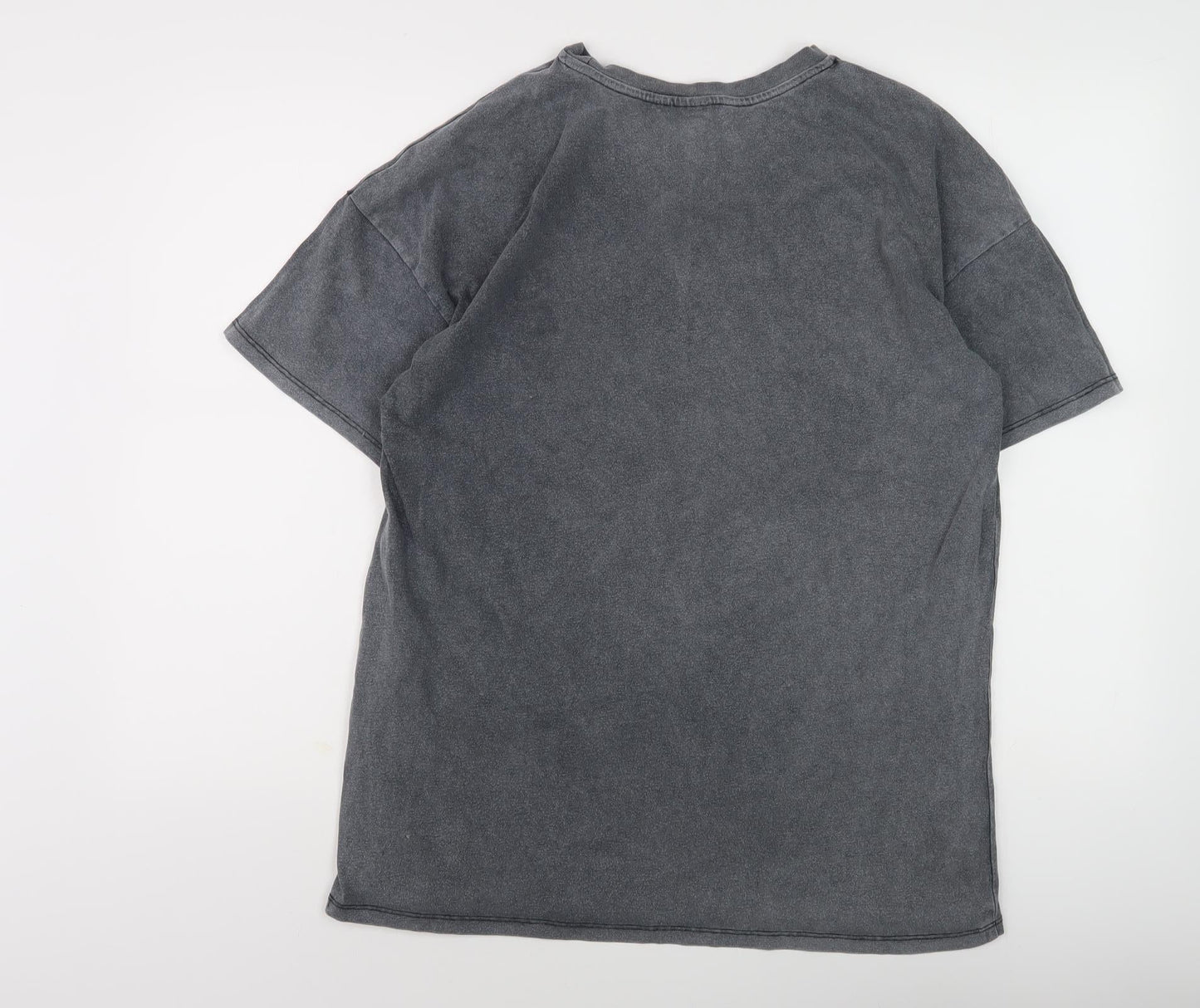 Disney Unisex Grey Stitch T-Shirt, Size S, Casual Style