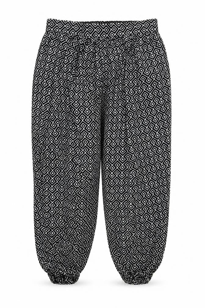 Marks and Spencer Women's Geometric Tapered Trousers