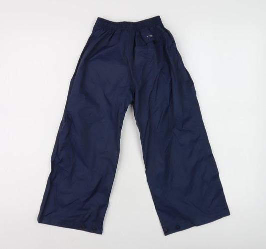 Trespass Boys Blue Waterproof Rain Trousers