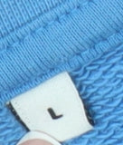Wrangler Women's Blue Logo Pullover Sweatshirt, Size L